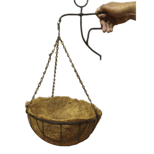 Escalador porta maceta colgante