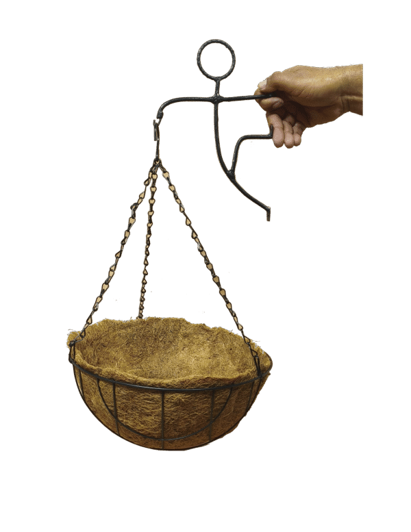 Escalador porta maceta colgante