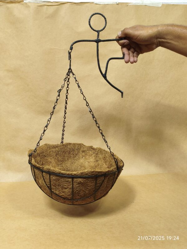 Pescador porta macetas colgantes