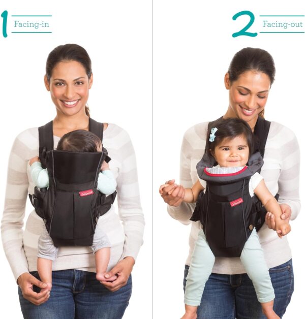 CANGURO MOCHILA PORTA BEBÉ INFANTINO NEGRO