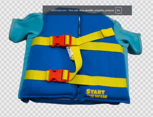 CHALECO SALVAVIDAS FLOTADOR PARA NIÑO