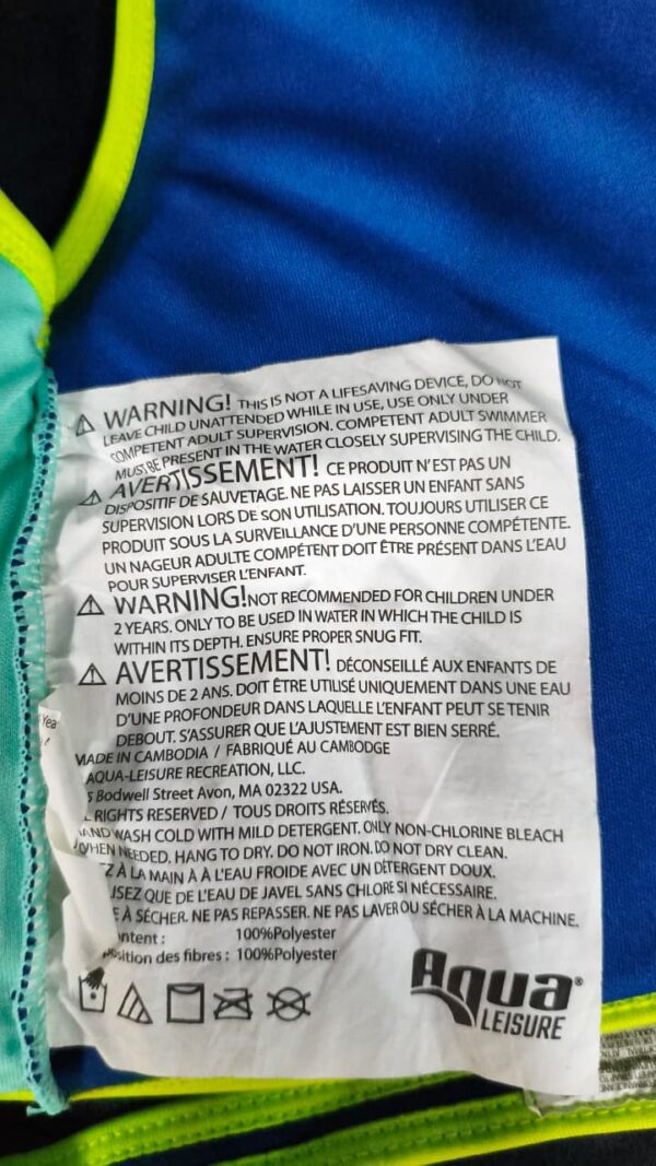 CHALECO SALVAVIDAS FLOTADOR PARA NIÑO